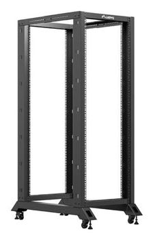Rack independiente Lanberg OR01-6032-B 32U 600kg Ruedas Negro 1000x600x1673mm