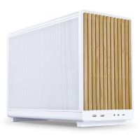 caja pc lian li a3-matx blanco madera clara micro atx mesh compacta