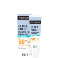 neutrogena ultra sheer invisible fluid sunscreen oil control spf50