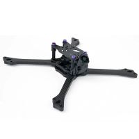 bcrowfpv pro-v7 188mm 51 pulgadas juego de marco de fibra de carbono 5 mm brazo para diy fpv freestyle rc drone de carr