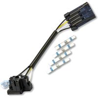 adaptador del arnes de cables del faro delantero harley-davidson touring 14- led jw altavoz 8690 adaptive2