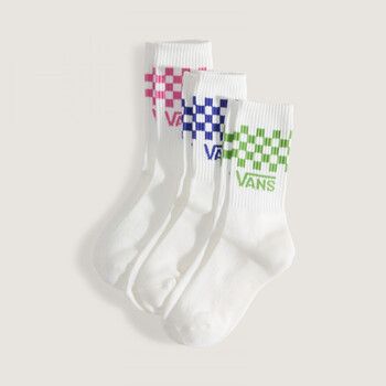 Vans Calcetines Classic check crew para niña