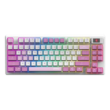 Teclado MSI FORGE GK600 TKL Wireless mecánico RGB QWERTY español compacto