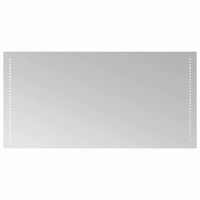 espejo de bano con led 100x50 cm vidaxl