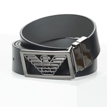 Emporio Armani Cinturón PLATE BELT REVERSIBLE para hombre