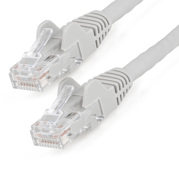 Cable de Red Ethernet CAT6 UTP - sin Enganches - Gris - 50cm
