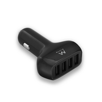 ewent ew1354 cargador coche 4 puertos usb 96 a
