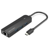 docking vention tgpbb usb tipo-c 3xusb 30 rj45 gigabit micro b pd negro