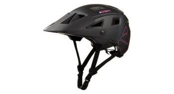 Casco cairn lava negro mate  rosa