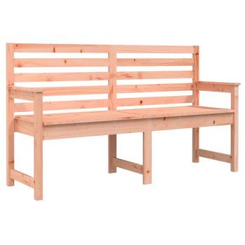 Banco De Jardín | Banco De Exterior | Silla De Jardín Madera Maciza Douglas 159,5x48x91,5 Cm