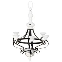 candelabro de metal negro 52x46x6775h cm