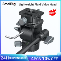 smallrig-cabezal de video ligero y fluido giratorio de 360  con mango telescopico extraible ajustable ligero portatil 3457