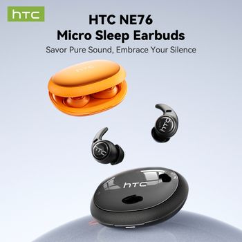 Audífonos Bluetooth HTC NE76 para Dormir, Audífonos con Traductor IA, Mini Audífonos Inalámbricos 3g Ultraligeros, Cómodos para Dormir