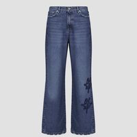olaf jeans monogram denim pant para mujer