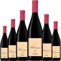 bala negra vino tinto de crianza mezcla de tempranillo y gracian 75 cl 145  pack 6 botellas