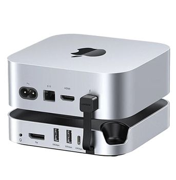 UGREEN CM841-65488 para MacMini M4 Hub de Docking USB con Enclosure de SSD NVMe M.2 10Gbps USB3.2 / 4K240Hz 2K240Hz DP1.