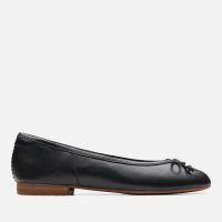 clarks womens fawna lily leather ballet flats - uk 3