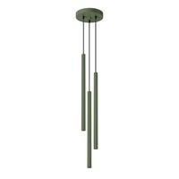 lampara colgante vacu verde 3 luces