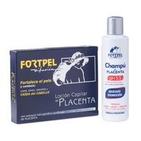 pack 6 viales placenta 6x15 ml  champu placenta 200 ml