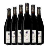 lavia vino tinto bullas 75 cl 14 vol pack de 6 unidades