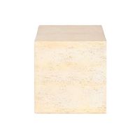 mesita auxiliar magnesia 40x40x40 simil marmol