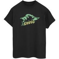 disney camiseta manga larga the mandalorian the child para mujer