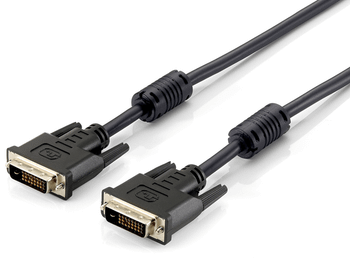CABLE DVI EQUIP DUAL LINK MACHO - MACHO 3M CON FERRITAS (DVI-D) 118933