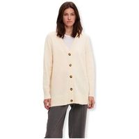 selected chaqueta de punto w noos maline long ls - birch para mujer