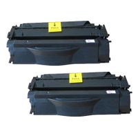 compatible multipack hp laserjet p2015n printer toner cartridges 2 pack -q7553x