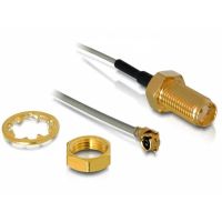 cable coaxial delock 88419 02 m gris i-pex m  sma f