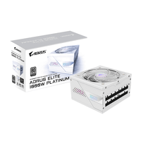 fuente alimentacion 1000w gigabyte aorus elite p1000w ice fuente de alimentacion - pcie 50 80 plus platinum diseno completamente modular ventilad