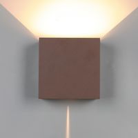 aplique de exterior led davos xl 3000k 2x10w