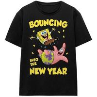 spongebob squarepants tops y camisetas bouncing into the new year para mujer