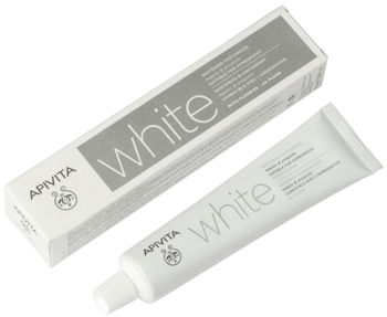 Apivita Crema Dental White con Mastica y Propóleo con Fluor 75 ml