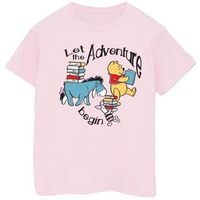 dessins animes camiseta let the adventure begin para nina