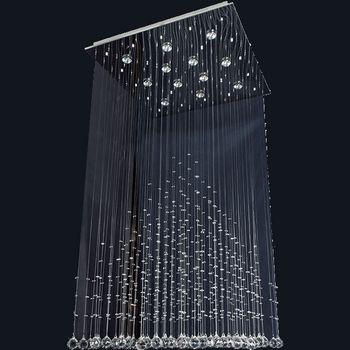 Lámpara de techo alice 12xgu10 l.80xan.80xal.160cm cromo