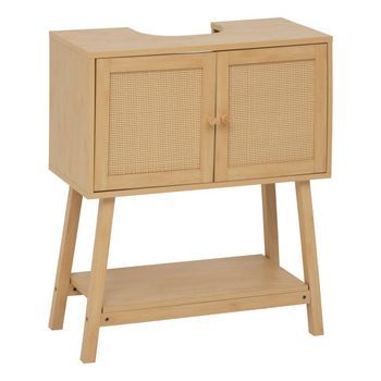 Mueble Bajo Marrón Caña