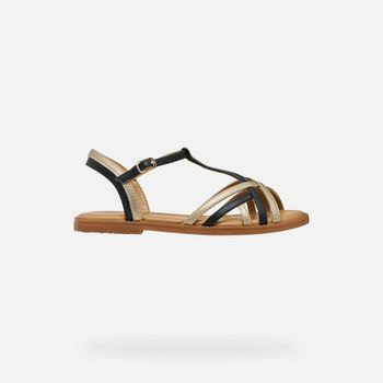 GEOX Sandal Karly Niña Negro/platino