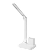 fabrilamp flexo bosco 6w 3000-4500-6000k blanco 450lm intregulable 32x168x283cm portalapiz plegable