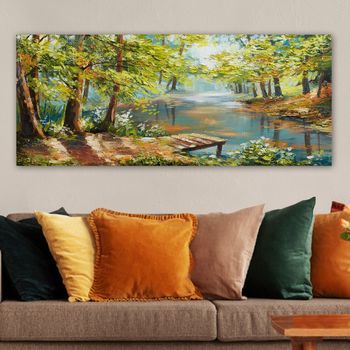 Pintura Decorativa Lienzo Yty1193655400_50120 Multicolor 50x120