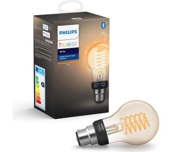 PHILIPS Hue Filament Bluetooth LED Bulb - A60, B22, White