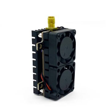 Transmisor FPV 5.8GHz 48CH Máx 5.5W VTX 200mw 500mw 1W Ventiladores de refrigeración duales ajustables 7-36V Transmisión
