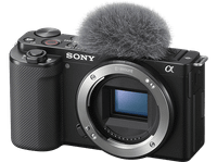 camara evil - sony zv-e10 242 mp aps-c video 4k 11 fps pantalla giratoria solo cuerpo negro