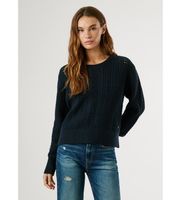 pepe jeans para mujer pl7000019 jersey candide marino l casual algodon