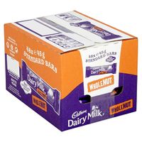 cadbury dairy milk wholenut - 48 x 45g