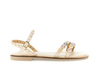 sandalias guild de napa con complementos beige