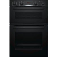 bosch mbs533bb0b electric double oven - black black