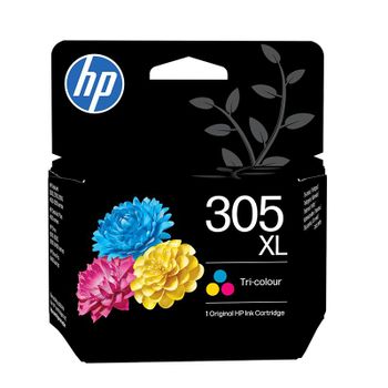 HP 305XL Tri-Colour Original High Capacity Ink Cartridge (3YM63AE)