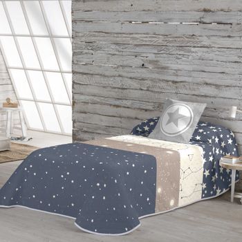 Colcha Bouti Reversible Indigo Cama 90