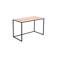 mesa de escritorio madera roble salvaje - negro